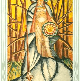 Male and Female Genders in the Tarot Cards - 29 Princess of Disks - Thoth Tarot