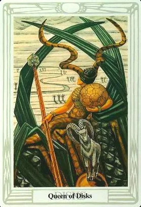 Queen of Disks - Water of Earth - Thoth