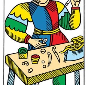 The Magician - Tarot de Marseilles