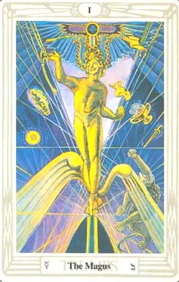 2-3-4 of Cups - Venus-Mercury-Moon in Cancer Decans - Exploring Emotional Security - 27 The Magus - Thoth Tarot
