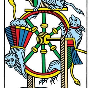 Wheel of Fortune - Tarot de Marseilles