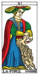 Strength - La Force - Tarot de Marseille