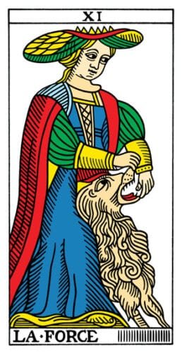 Strength vs Justice: Why Tarot Decks Number Them Differently - 8 Strength - La Force - Tarot de Marseille