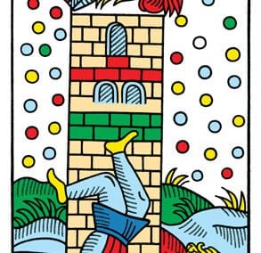 The Tower - Tarot de Marseilles
