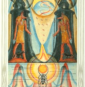 The Moon - Thoth Tarot