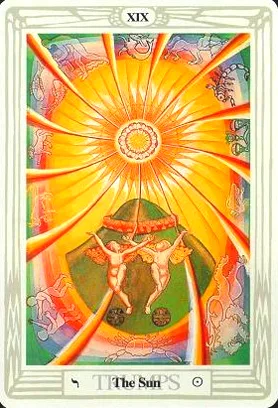 The Sun - Thoth Tarot