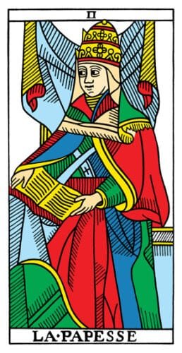 The High Priestess - Tarot de Marseilles