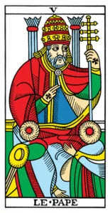 The Hierophant - Le Pape - Tarot de Marseilles