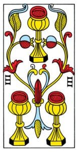 3 of Cups - Tarot de Marseille