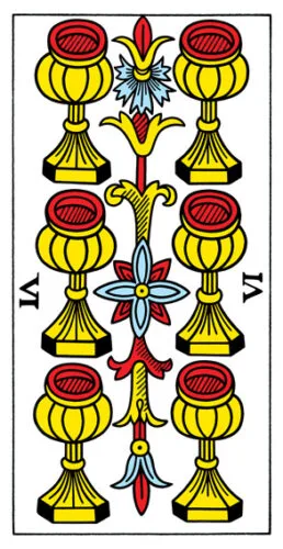 6 of Cups - Tarot de Marseille