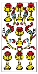 7 of Cups - Tarot de Marseille