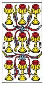 9 of Cups - Tarot de Marseille 