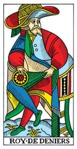King of Pentacles - Tarot de Marseille