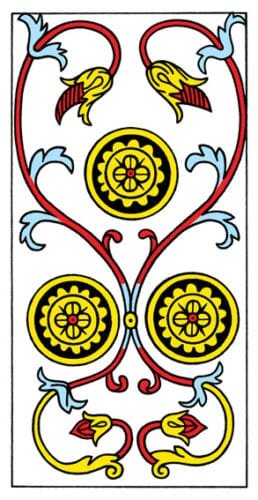3 of Pentacles - Tarot de Marseille