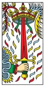 Ace of Swords - Tarot de Marseille