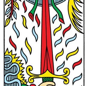 Ace of Swords - Tarot de Marseille