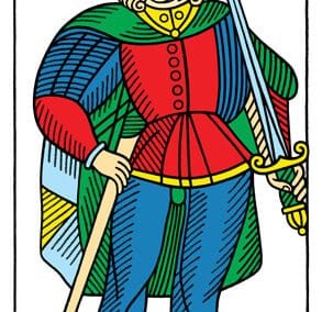 Page of Swords - Tarot de Marseille