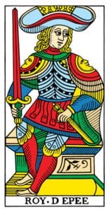 King of Swords - Tarot de Marseilles