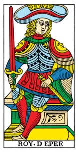 King of Swords - Tarot de Marseilles