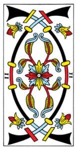 2 of Swords - Tarot de Marseille