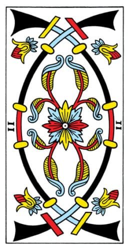 2 of Swords - Tarot de Marseille