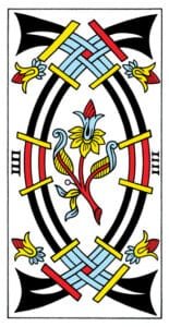 4 of Swords - Tarot de Marseille