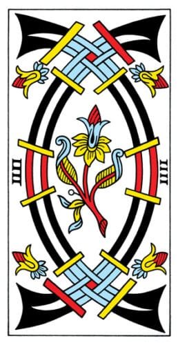 4 of Swords - Tarot de Marseille