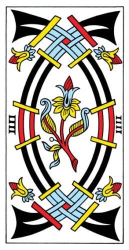 4 of Swords - Tarot de Marseille