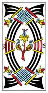6 of Swords - Tarot de Marseille 