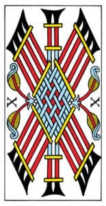 10 of Wands - Tarot de Marseille 
