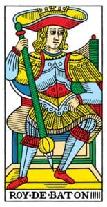 King of Wands - Tarot de Marseille