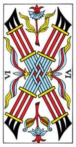 6 of Wands - Tarot de Marseille