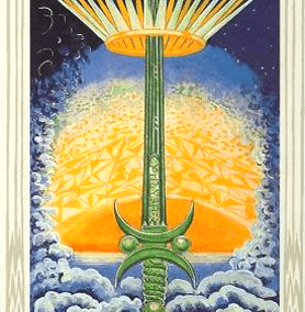 Ace of Swords - Root of the Powers of Air - Thoth