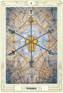 6 of Swords - Science - Thoth Tarot