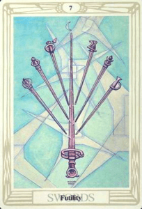 7 of Swords - Futility - Thoth Tarot