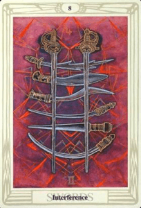 8 of Swords - Interference - Thoth