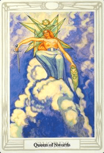 Queen of Swords - Thoth Tarot