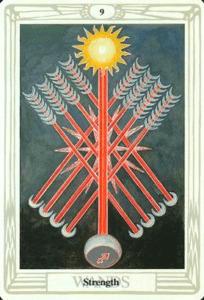 Wands 9 Strength - Wands 9 Strength