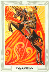 Knight of Wands - Thoth Tarot