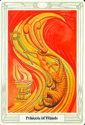 2-3-4 of Cups - Venus-Mercury-Moon in Cancer Decans - Exploring Emotional Security - 55 Princess of Wands - Thoth Tarot