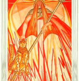 Queen of Wands - Thoth Tarot