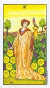 9 of Pentacles - Rider-Waite-Smith Tarot