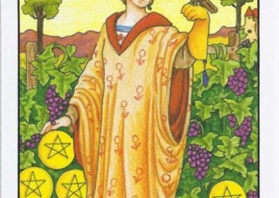 Nine in the Tarot Cards - Culmination of Evolution - 8 9 of Pentacles - Rider-Waite-Smith Tarot