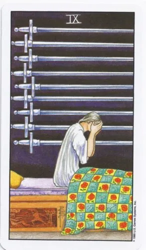 9 of Swords - Rider-Waite-Smith Tarot