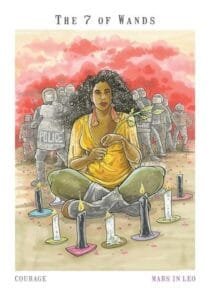 7 of Wands - Next World Tarot