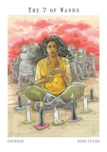 7 of Wands - Next World Tarot