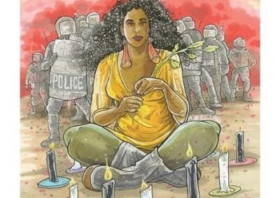 Male and Female Genders in the Tarot Cards - 33 7 of Wands - Next World Tarot