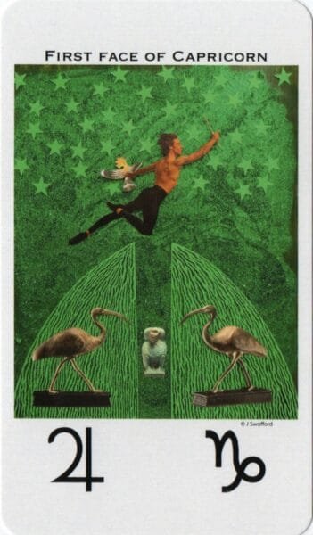 Capricorn Decan 1 - Jupiter in Capricorn - Picatrix Decans Deck