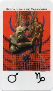 Capricorn Decan 2 - Mars in Capricorn - Picatrix Decans Deck
