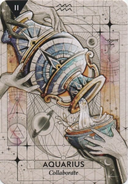 Aquarius - Collaborate - StarCodes Astro Deck